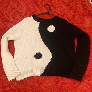 Madewell yin yang sweater ☯️